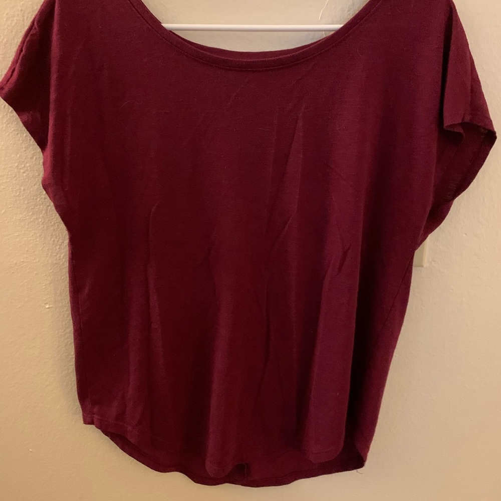 Maroon T-shirt
